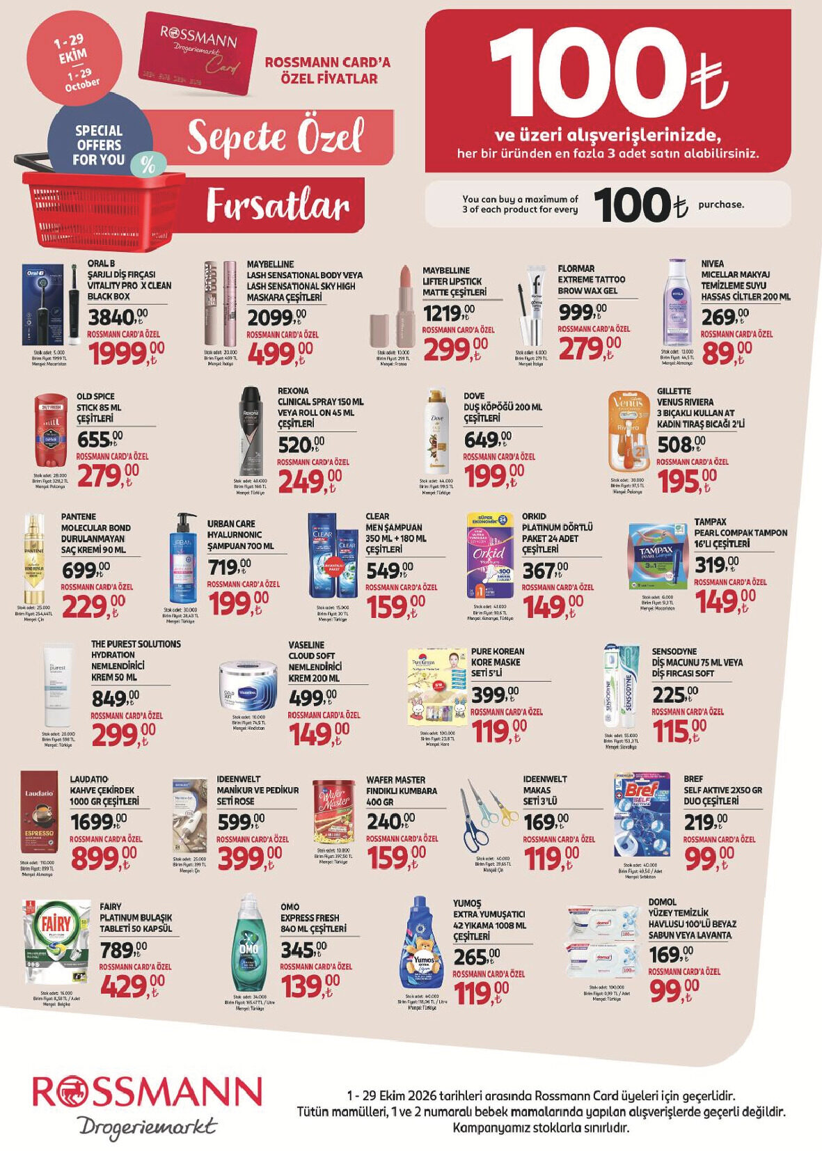 Rossmann 01 Ekim - 29 Ekim Ev & Yaşam Kataloğu - Sayfa 6
