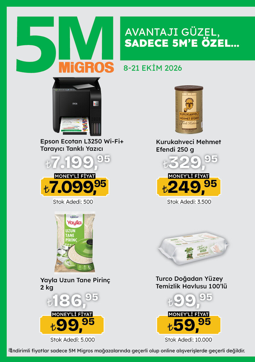 5M Migroskop Dijital 08 Ekim - 21 Ekim Aktüel Kataloğu - Sayfa 8
