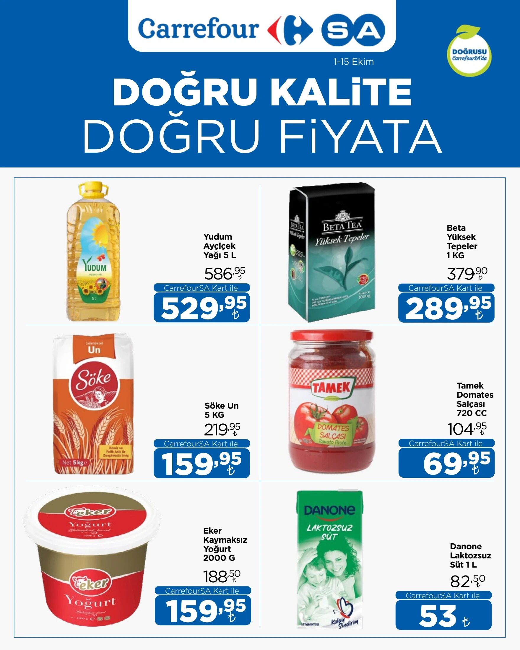 CarrefourSA 01 Ekim - 15 Ekim Aktüel Kataloğu