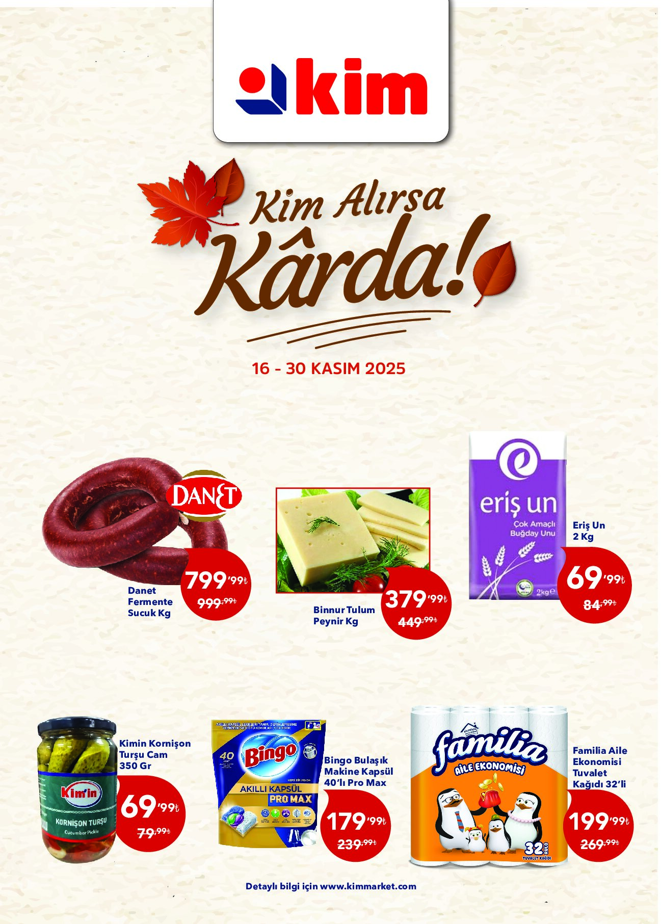 Kim Market - 16 - 30 Kasım Ege İnsert