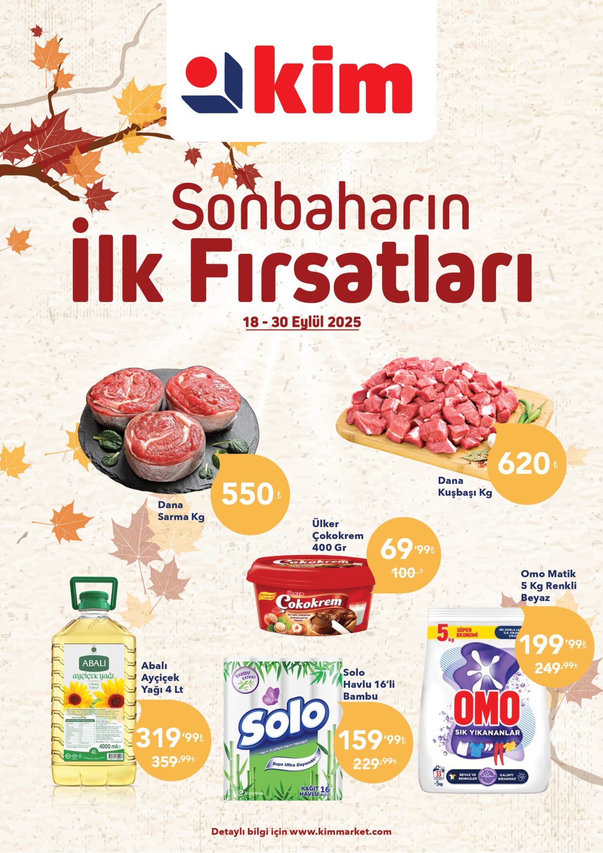 Kim Market - 18 -30 Eylül Ege İnsert