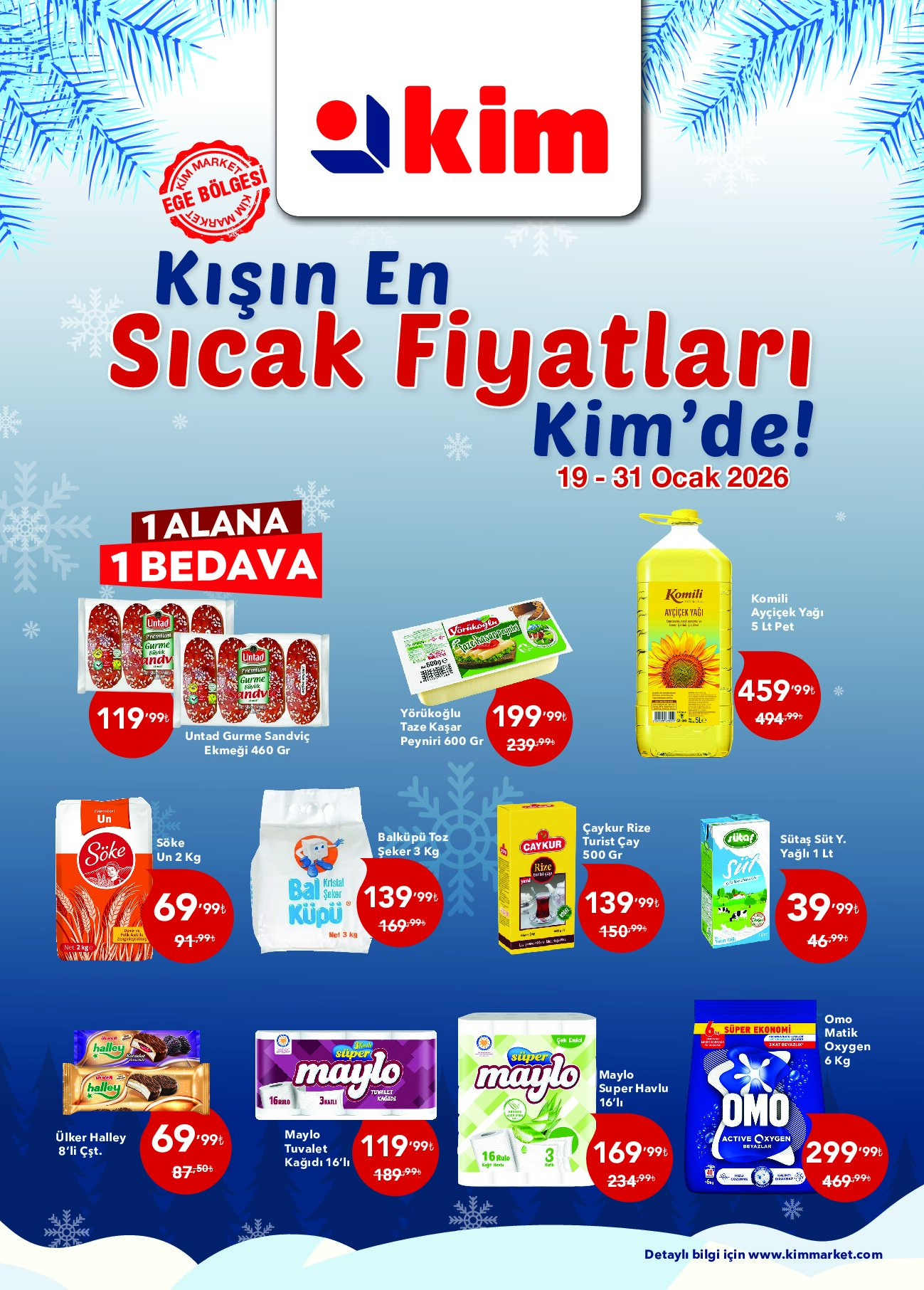 Kim Market - 19-31 Ocak Ege Insert