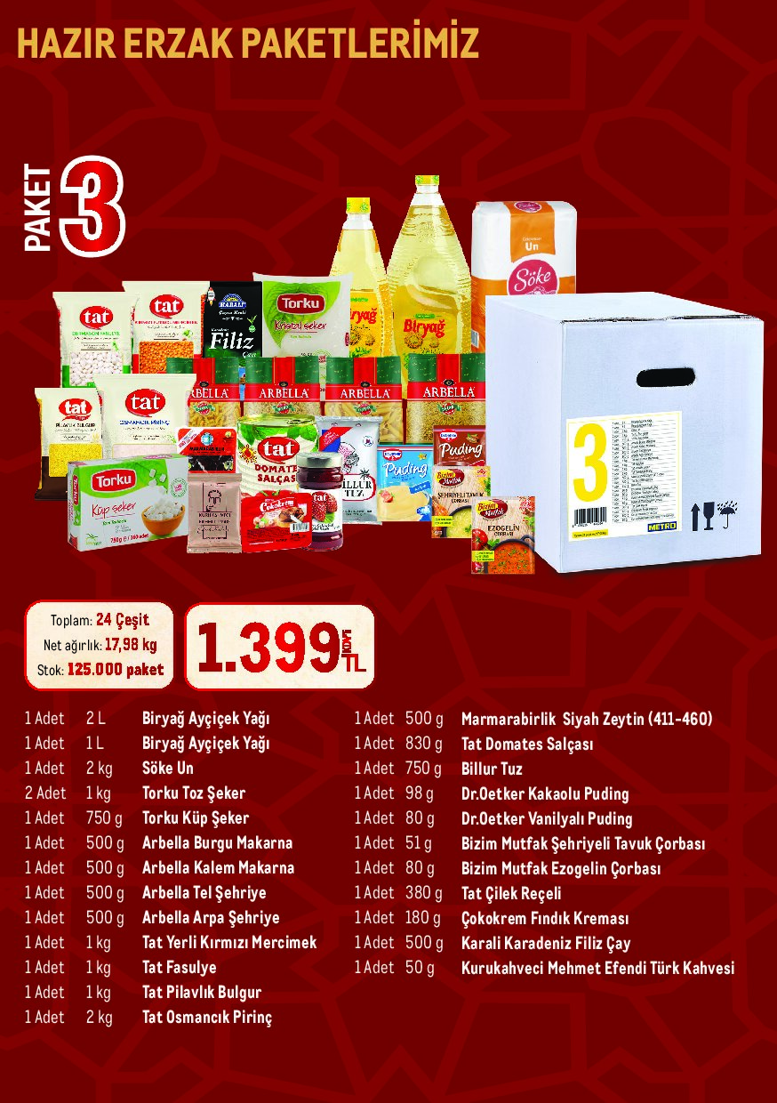 Metro - Ramazan Erzak Paketleri - Sayfa 3