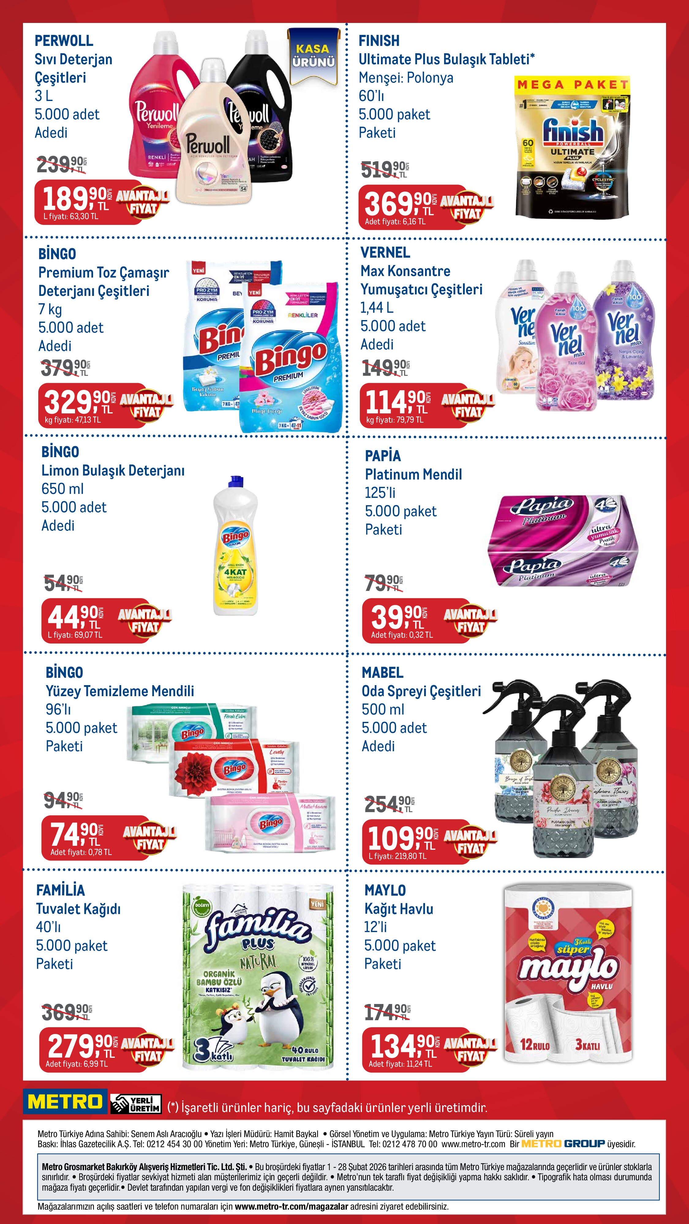 Metro - Kişisel Bakım ve Temizlik Ürünleri - Sayfa 2