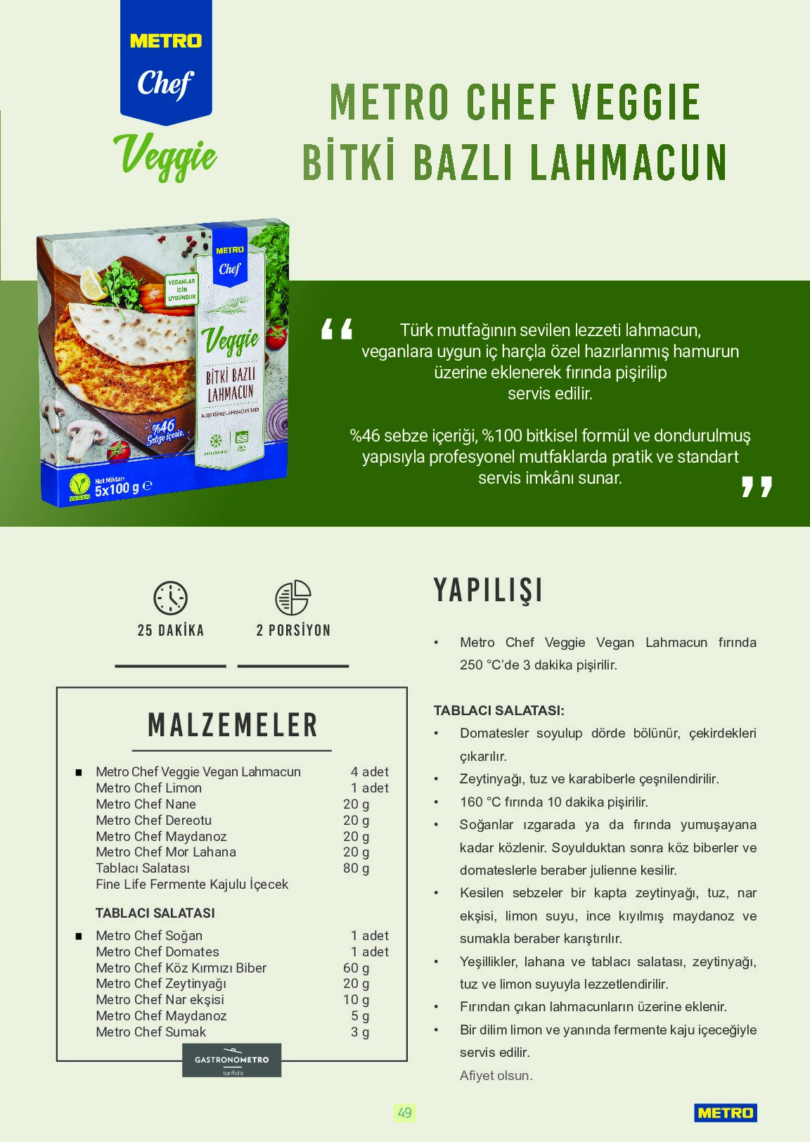Metro - Bitki Bazlı ve Vegan 2025 - Sayfa 49
