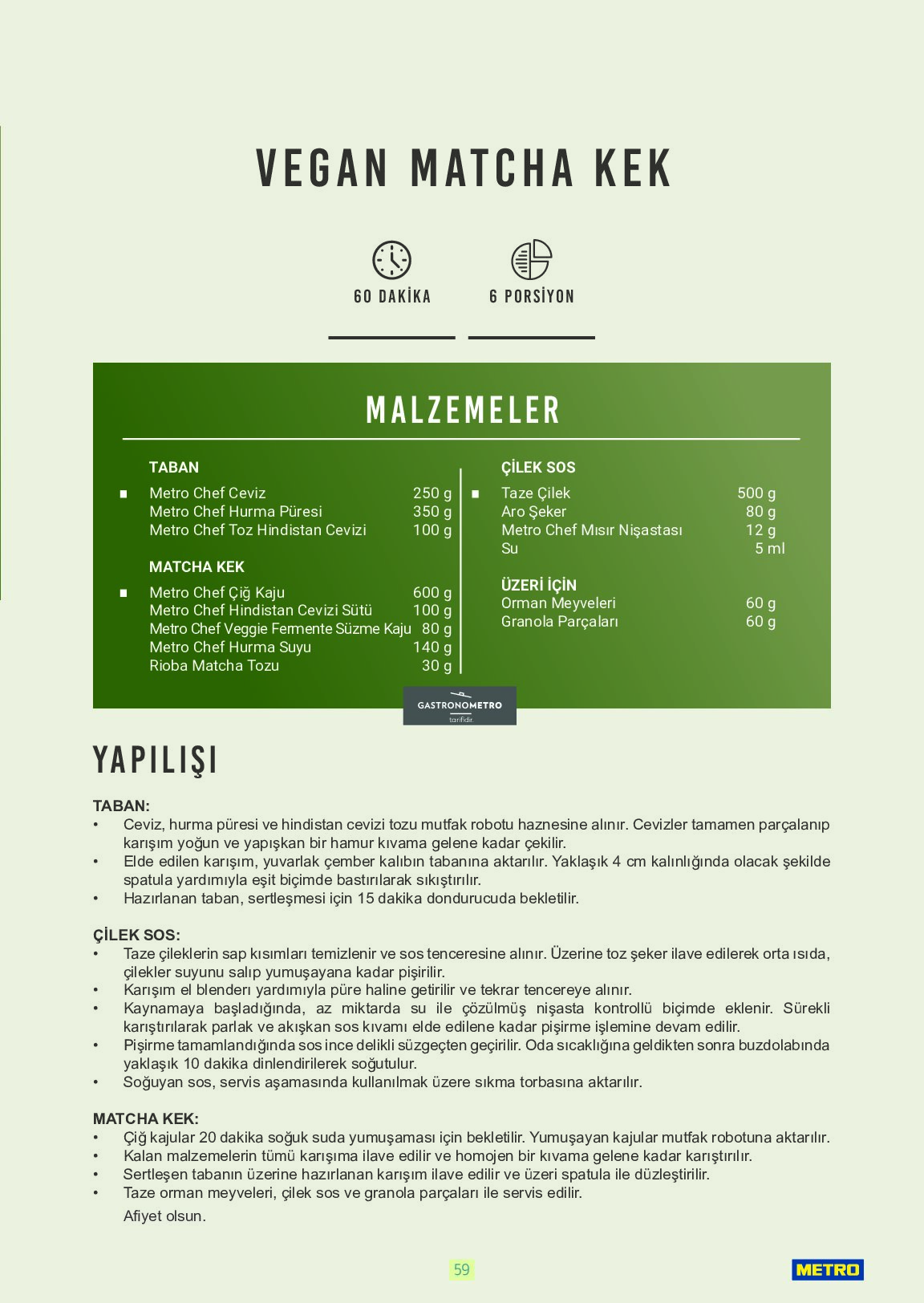 Metro - Bitki Bazlı ve Vegan 2025 - Sayfa 59