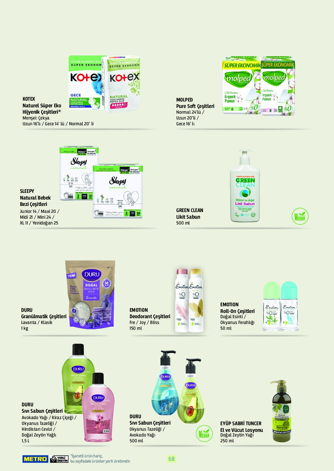 Metro - Bitki Bazlı ve Vegan 2025 - Sayfa 68