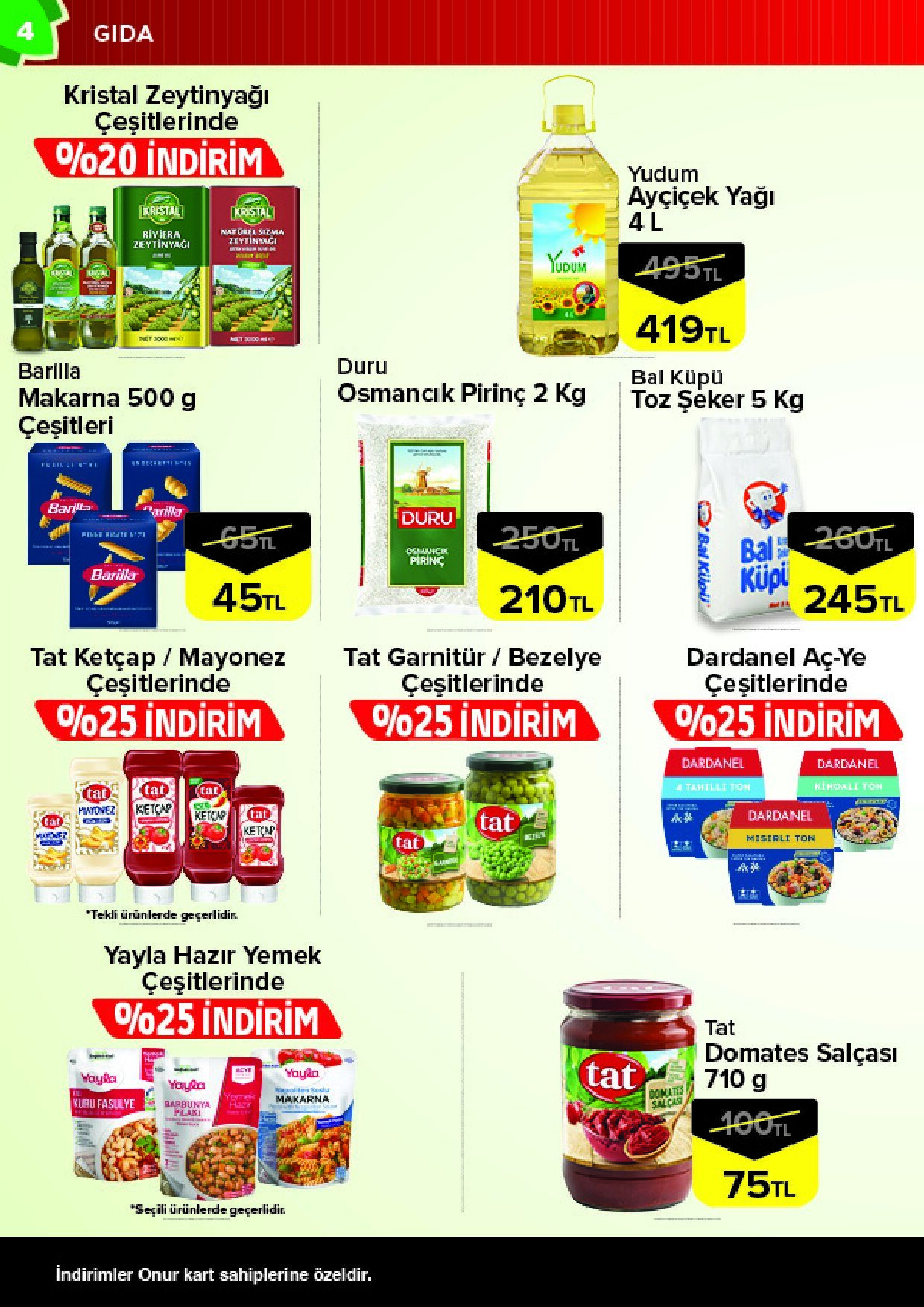 Onur Market Onur'da Çok Al Az Öde (Bursa) - 13 Ekim 2026 - Sayfa 4