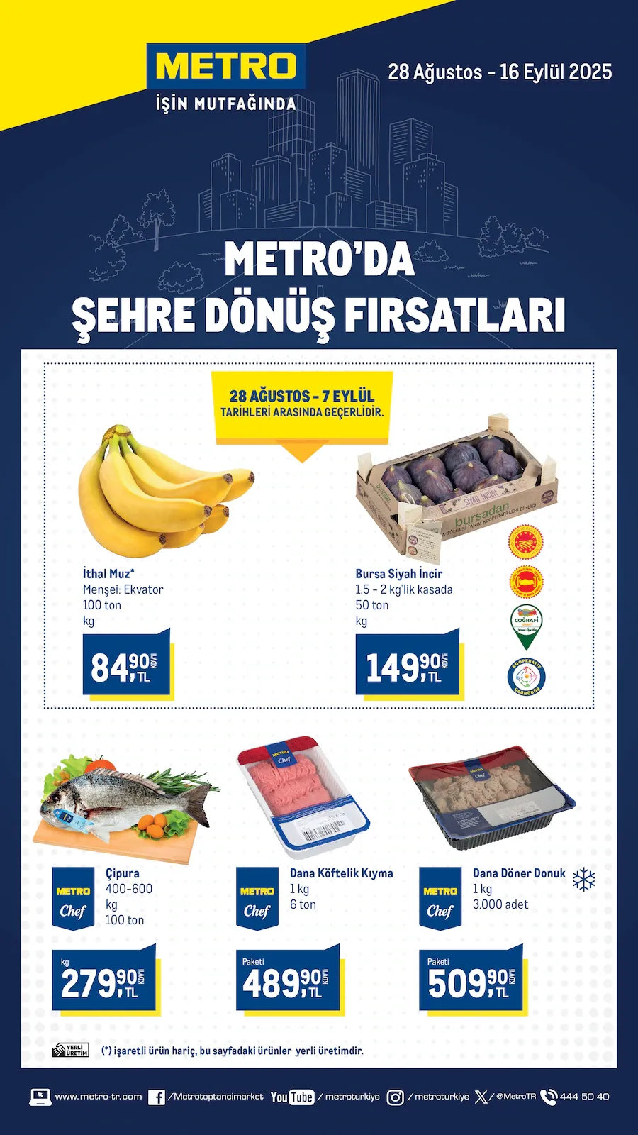 Metro 28 Ağustos - 16 Eylül 2025 Aktüel Kataloğu