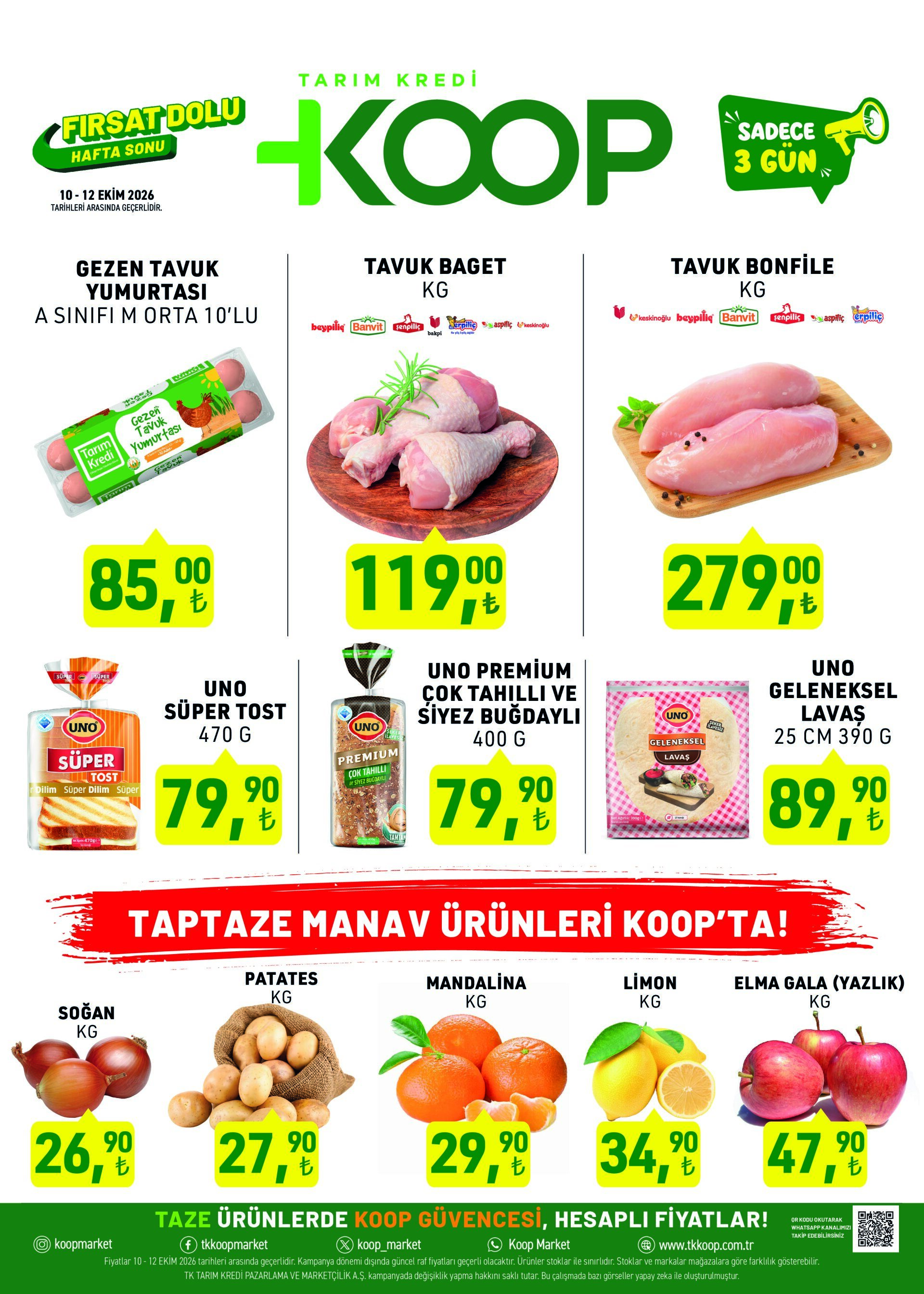 Tarım Kredi Kooperatif Market Bülteni - 10 Ekim 2026 - Sayfa 1