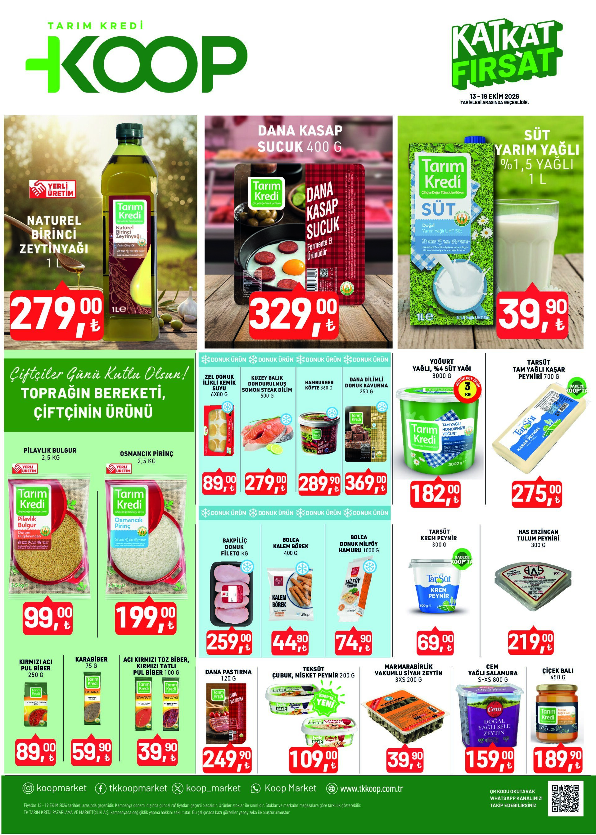 Tarım Kredi Kooperatif Market Bülteni - 13 Ekim 2026 - Sayfa 1