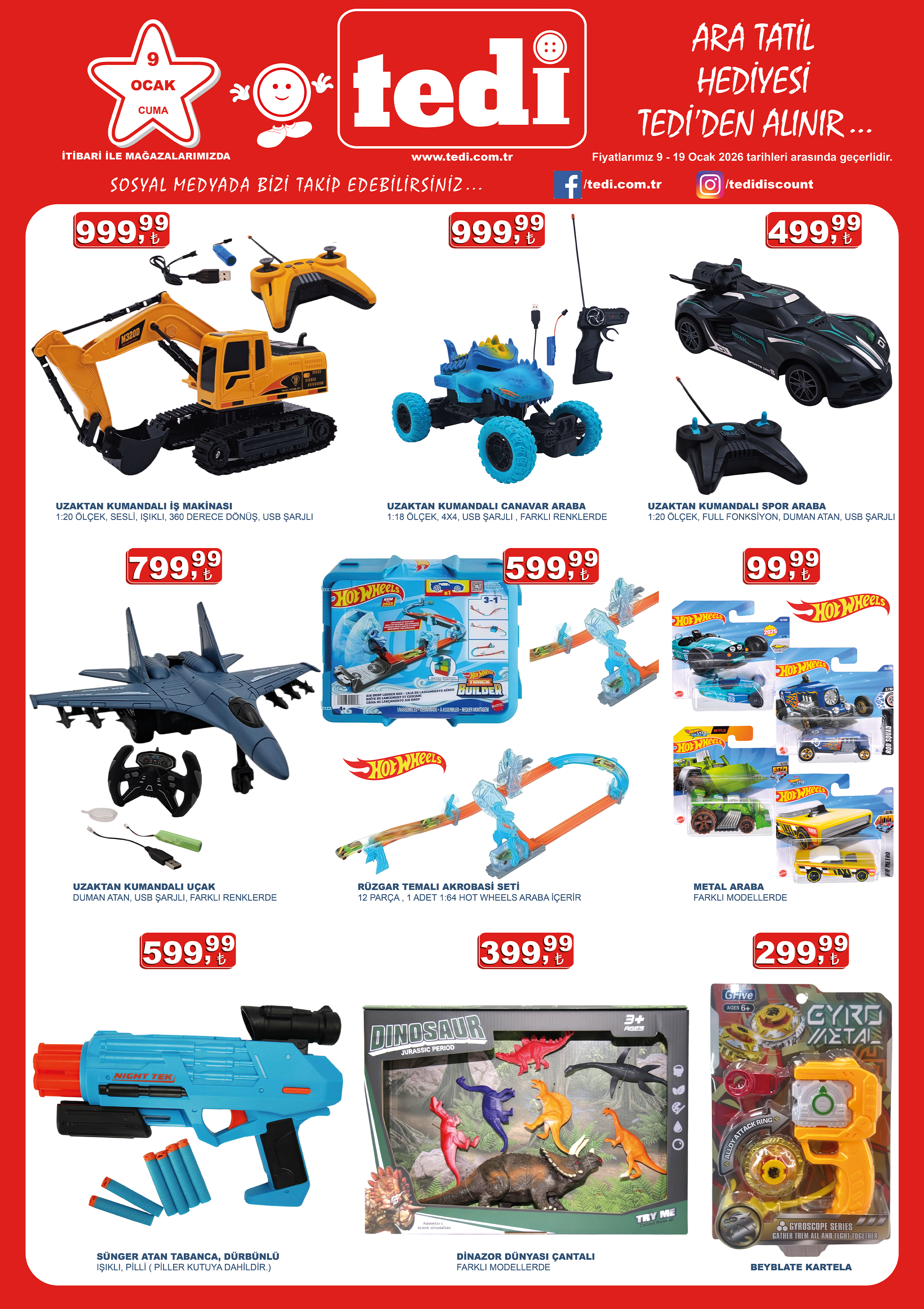 Tedi Haftanın Afişleri (12.01.2026)