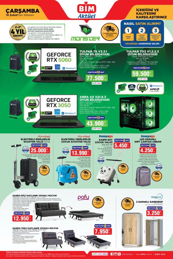 BİM - 18 şubat Çarşamba