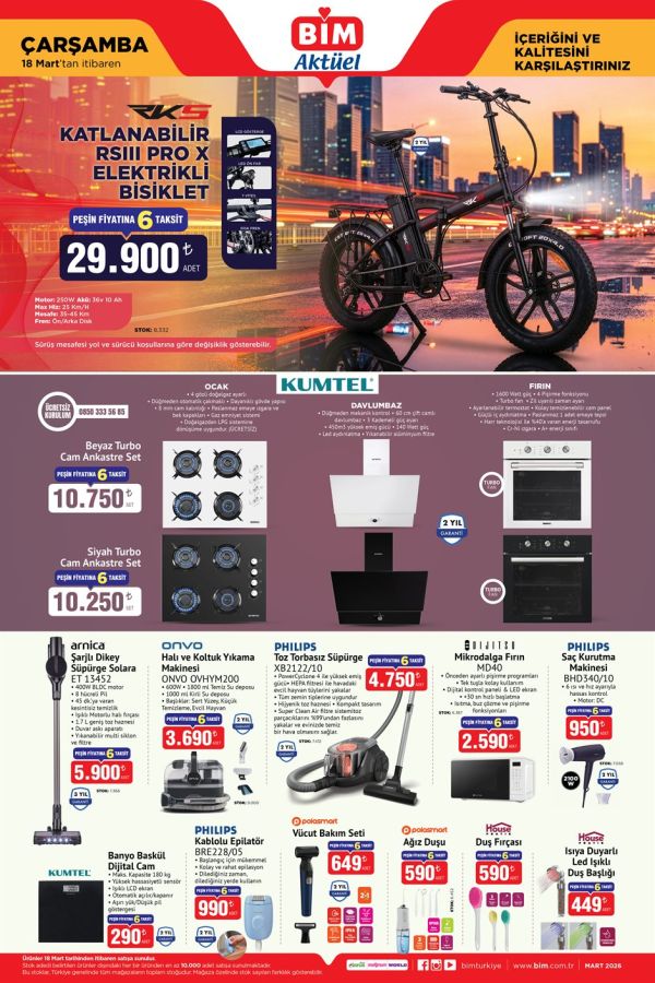 BİM - 18 Mart Çarşamba