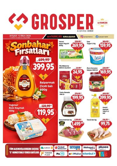 Grosper Aktüel Sonbahar Fırsatları - 30 Eylül 2026