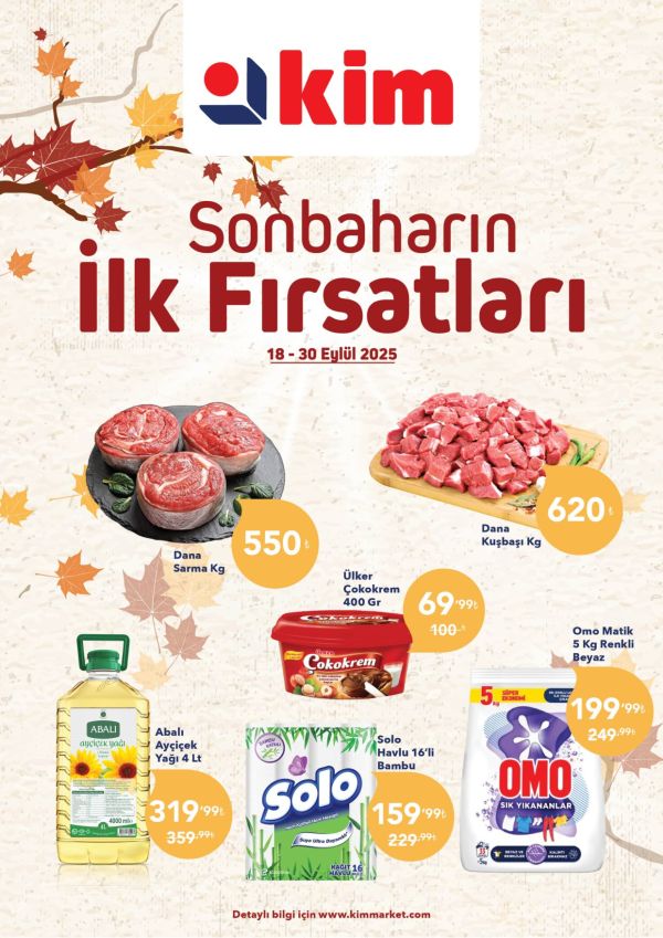 Kim Market - 18 -30 Eylül Ege İnsert