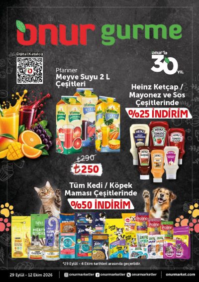 Onur Market Onur Gurme (Gurme) - 29 Eylül 2026