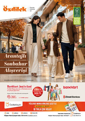 Özdilek Avantajlı Sonbahar Alışverişi