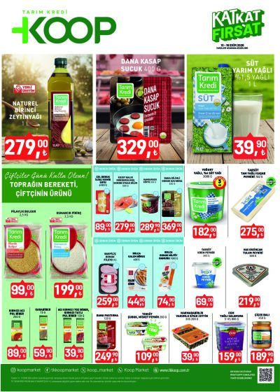Tarım Kredi Kooperatif Market Bülteni - 13 Ekim 2026