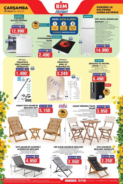 BİM 06 Mayıs'tan İtibaren Aktüel Kataloğu