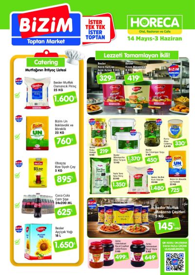 Bizim Toptan 14 Mayıs - 03 Haziran HORECA Kataloğu