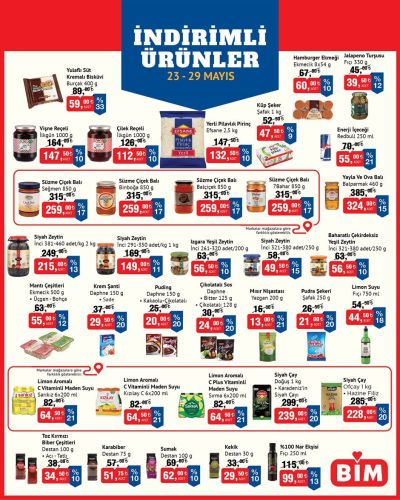 BİM 23 Mayıs - 29 Mayıs İndirim Kataloğu
