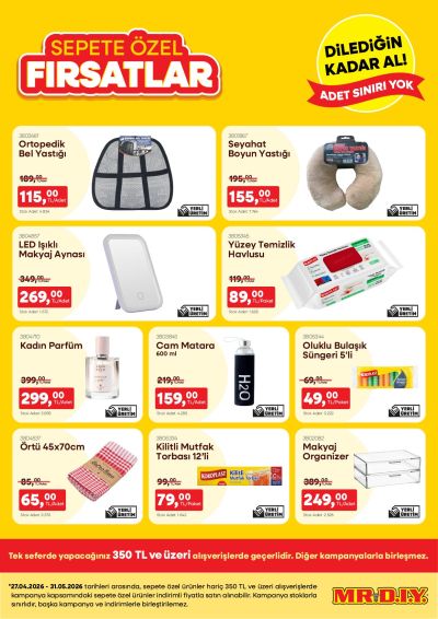 MR. DIY 27 Nisan - 31 Mayıs Aktüel Kataloğu