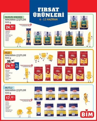 BİM 06 Haziran - 12 Haziran İndirim Kataloğu