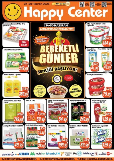 Happy Center - 24 Haziran - 30 Haziran Aktüel Kataloğu