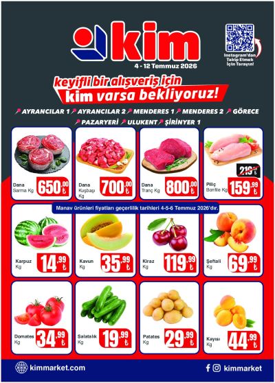 Kim Market 4 - 12 Temmuz Ege Bölgesel Insert