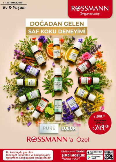 Rossmann 01 Temmuz - 29 Temmuz Ev & Yaşam Kataloğu