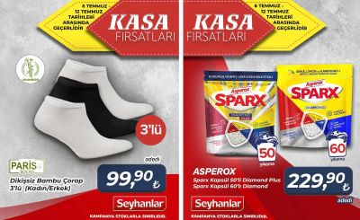 Seyhanlar 06 Temmuz - 12 Temmuz Kasa Fırsatları