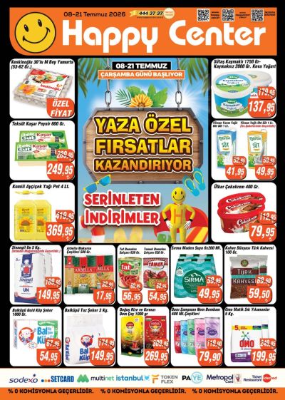 Happy Center 08 Temmuz - 21 Temmuz Aktüel Kataloğu