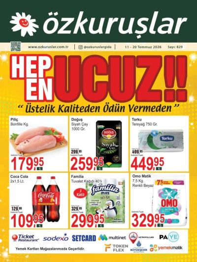 Özkuruşlar 11 Temmuz - 20 Temmuz Aktüel Kataloğu