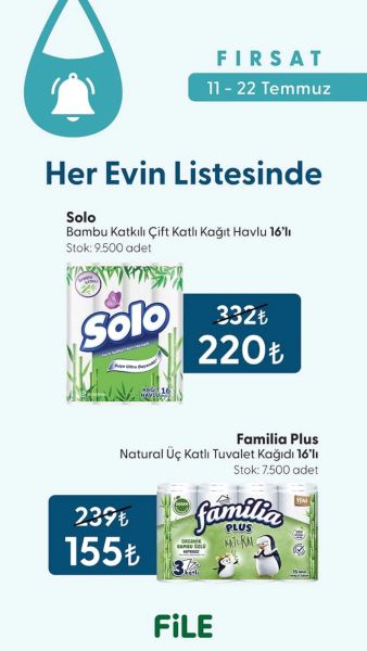 File Market 11 Temmuz - 22 Temmuz Fırsat Kataloğu