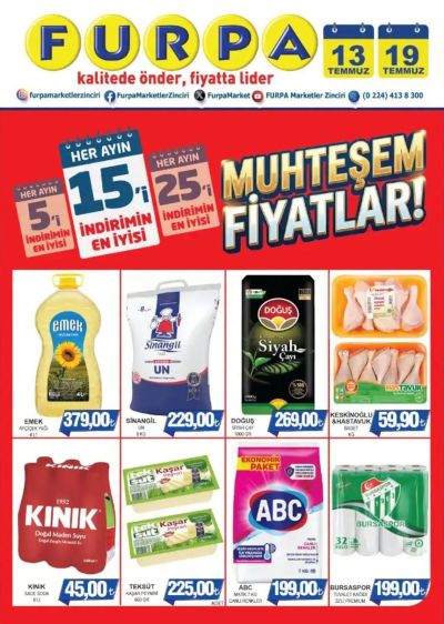 Furpa 13 Temmuz - 19 Temmuz Aktüel Kataloğu
