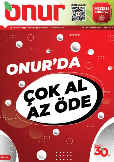 Onur Market 14 Temmuz - 27 Temmuz Bursa Genel İnsert