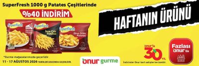 Onur Market 11 Ağustos - 17 Ağustos Gurme Haftanın Ürünü