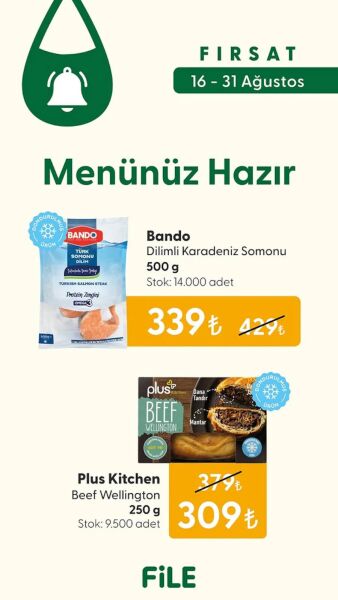 File Market 16 Ağustos - 31 Ağustos Fırsat Kataloğu