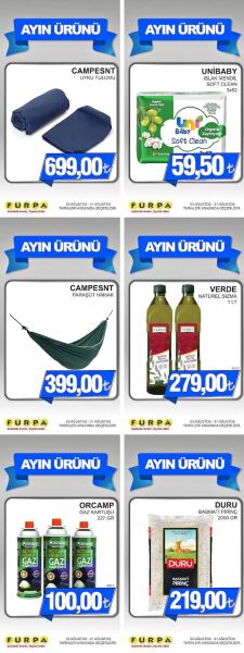 Furpa 03 Ağustos - 31 Ağustos Aktüel Kataloğu