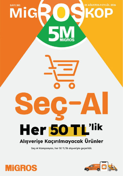 5M Migroskop Dijital 20 Ağustos - 09 Eylül Aktüel Kataloğu