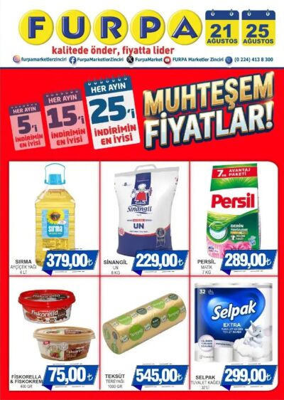 Furpa 21 Ağustos - 25 Ağustos Aktüel Kataloğu
