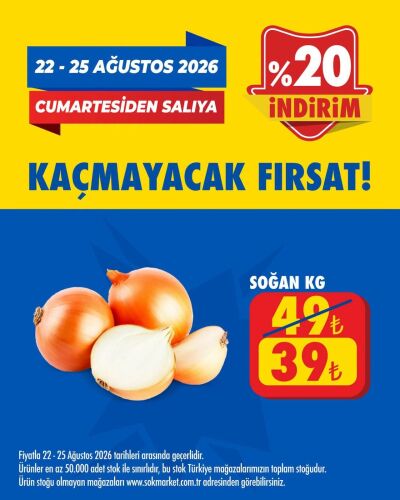 Şok 22 Ağustos - 25 Ağustos Aktüel Kataloğu