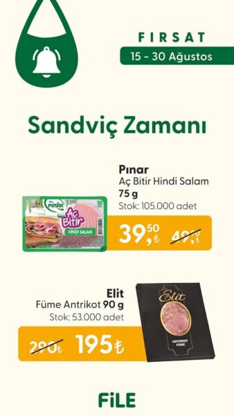 File Market 15 Ağustos - 30 Ağustos Fırsat Kataloğu