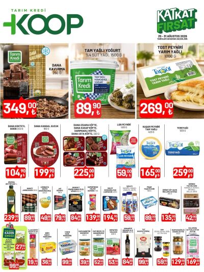 Tarım Kredi Kooperatifi 26 - 31 Ağustos Aktüel Kataloğu
