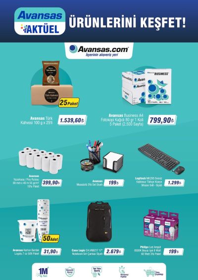 Avansas 24 Ağustos - 30 Ağustos Aktüel Kataloğu