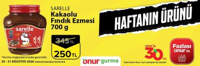 Onur Market 25 Ağustos - 31 Ağustos Gurme Haftanın Ürünü