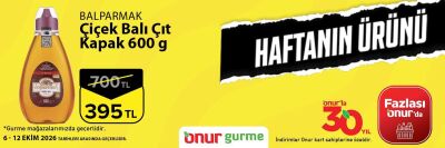 Onur Market 06 Ekim - 12 Ekim Gurme Haftanın Ürünü
