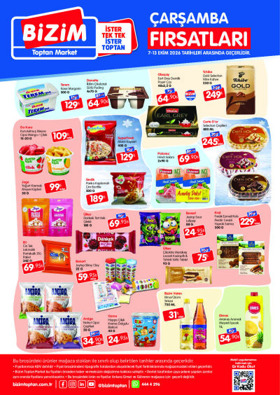 Bizim Toptan 07 Ekim - 13 Ekim Haftalık Aktüel Kataloğu