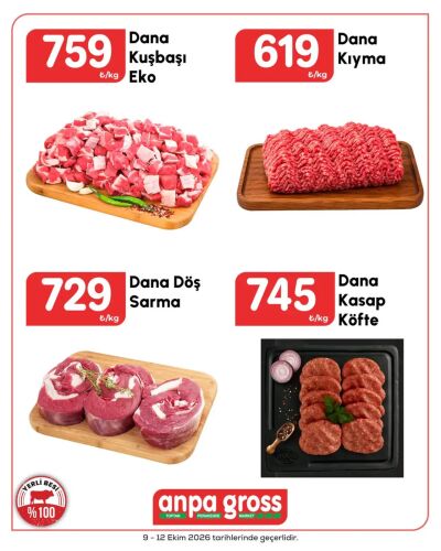 Anpa Gross 09 Ekim - 12 Ekim Aktüel Kataloğu
